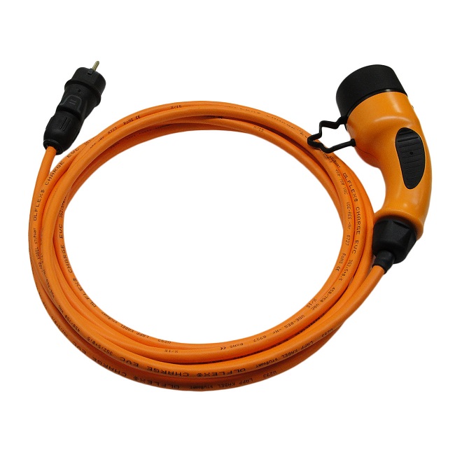 Carplug chargeur mobile Helectron C216 - 5m - 6 à 16A - 3,7kW – Type 2 –  Prise CEE 16A - Borne de recharge mobile - prise industrielle - Carplug