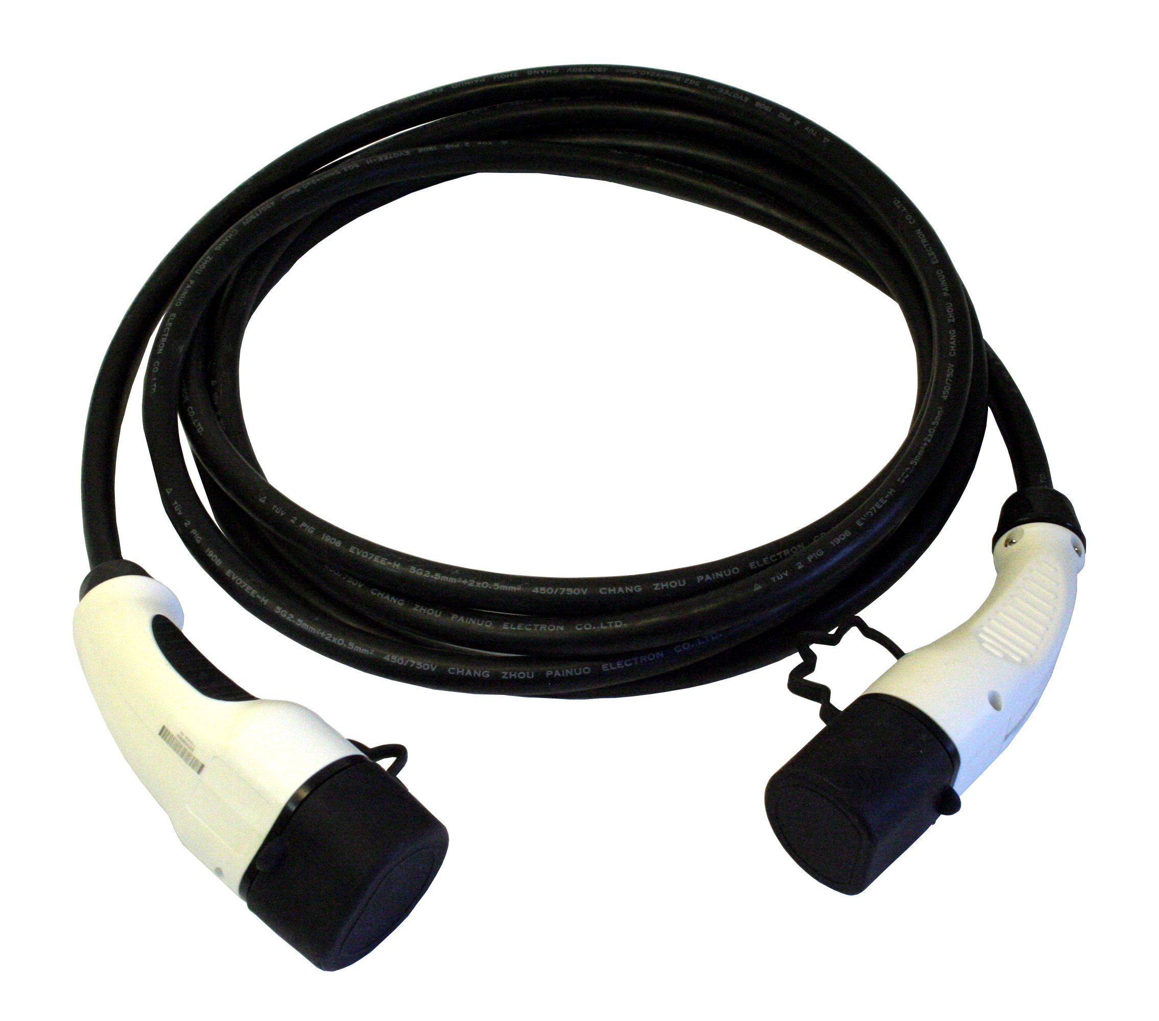 EV charging cable Type 2 - Type 2, 32A, 1-phase, 7.5m